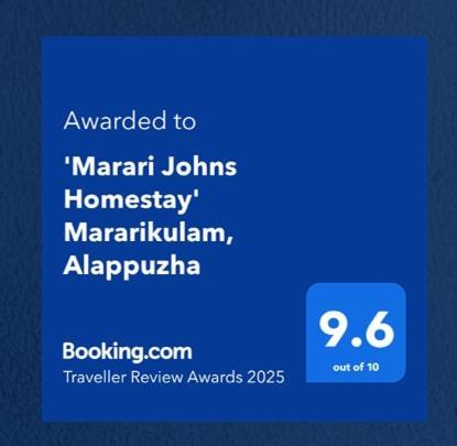 'Marari Johns Homestay' Mararikulam, Alappuzha Esterno foto